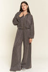 Wide-Leg Lounge Pants