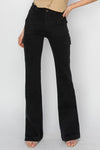 High Rise Side Slit Bootcut Jeans