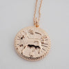 Chinese Zodiac Coin Necklace - Ox