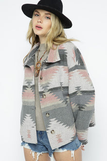  Lightweight Print Jacket