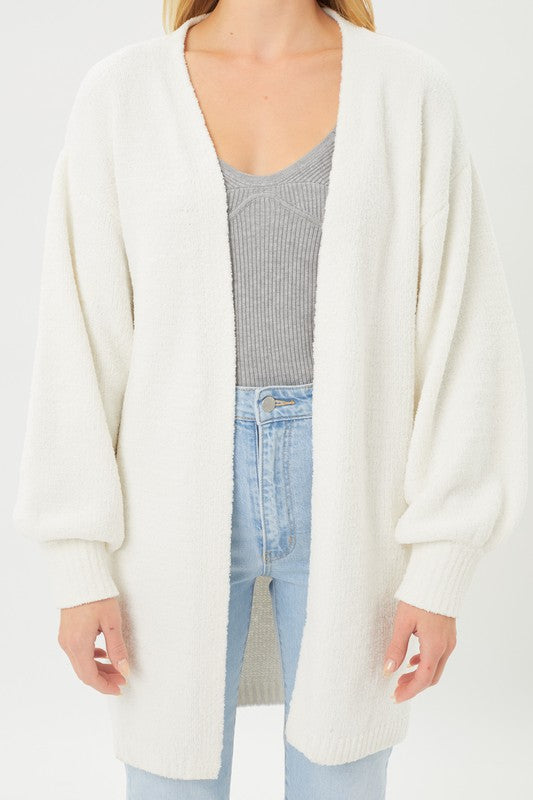 Bishop Sleeve Cardigan