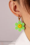 Huggie Smiley Earrings