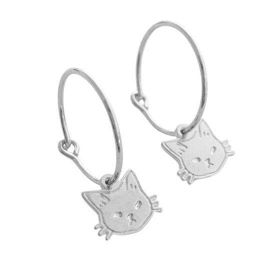 Magic Charm Cat Hoops