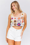 Multi Color Crochet Top