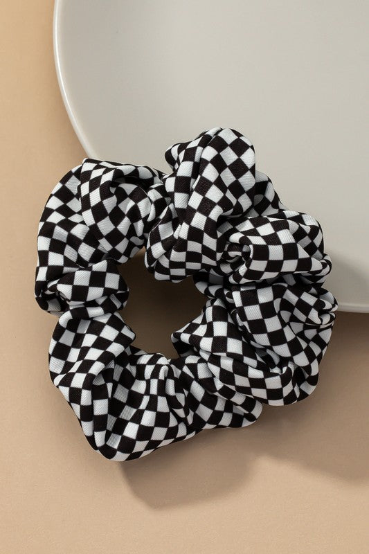 Checkered Scrunchies