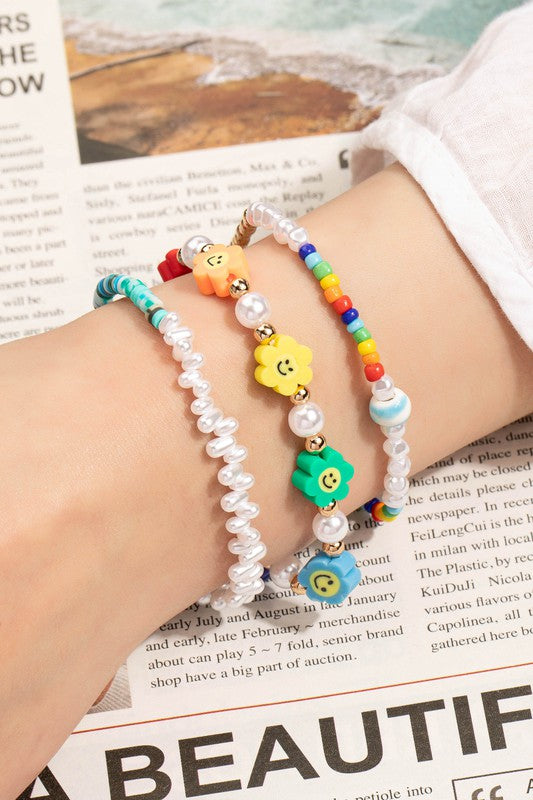 Smiley Layer Bracelet