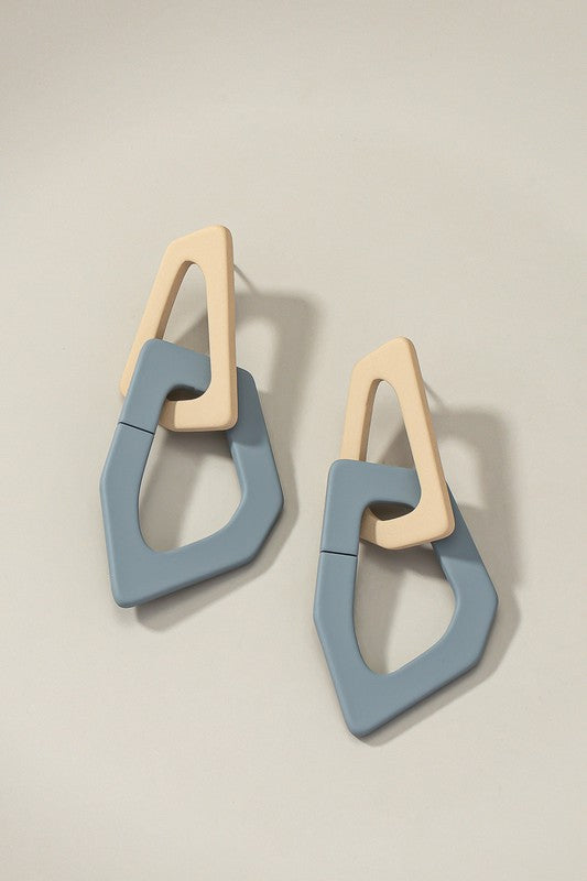 Chunky Link Drop Earrings