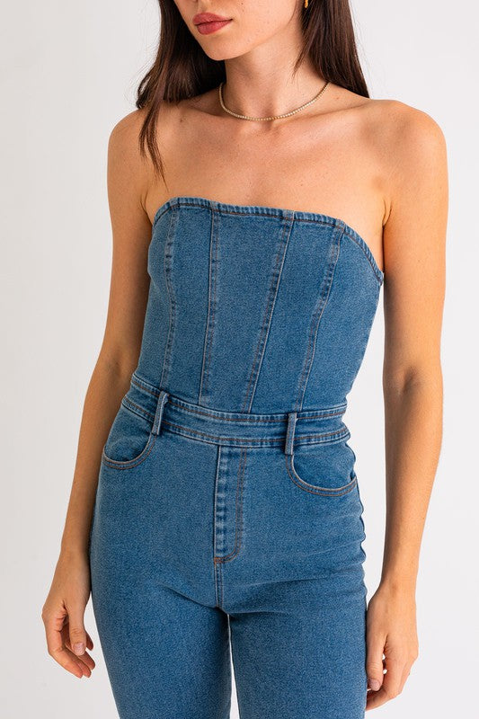 Denim on Denim Jumpsuit