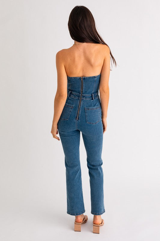 Denim on Denim Jumpsuit