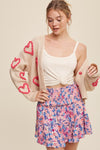 Lots of Love Knit Cropped Heart Cardigan