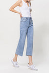 Super High Cropped Wide Leg Jean