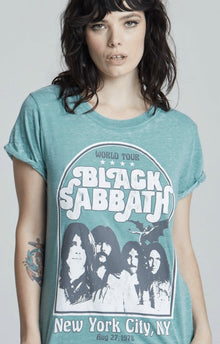  Black Sabbath World Tour Burnout Tee