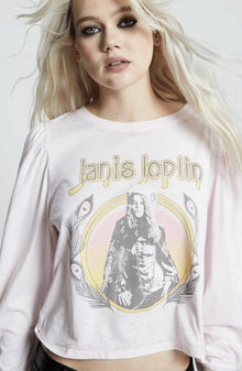  Janis Joplin Puff Sleeve Tee