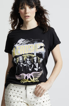  Aerosmith Band Logo Fitted Tee