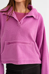 Boxy Fleece Pullover Sweater