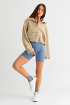 Boxy Fleece Pullover Sweater