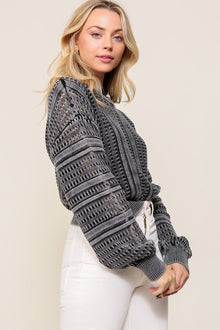  Cut Out Sweater