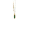 18k Gold Plated Retro Pendant Necklace