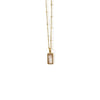 18k Gold Plated Retro Pendant Necklace