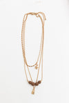 Layered Gold Charmed Necklace