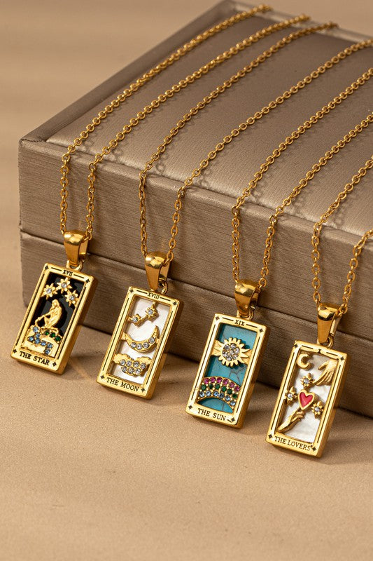 Tarot Card Necklace