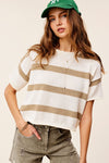 Striped Lightweight Sweater Top