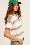 Striped Lightweight Sweater Top