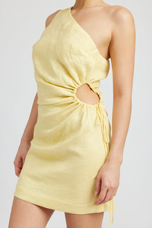  Mellow Keyhole Mini Dress