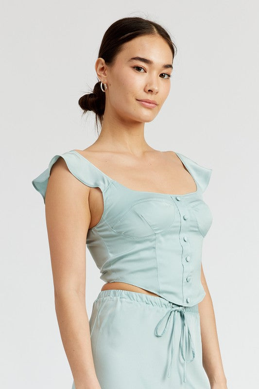 Sea Bustier Top