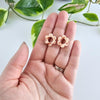 Flower Studs - Peach