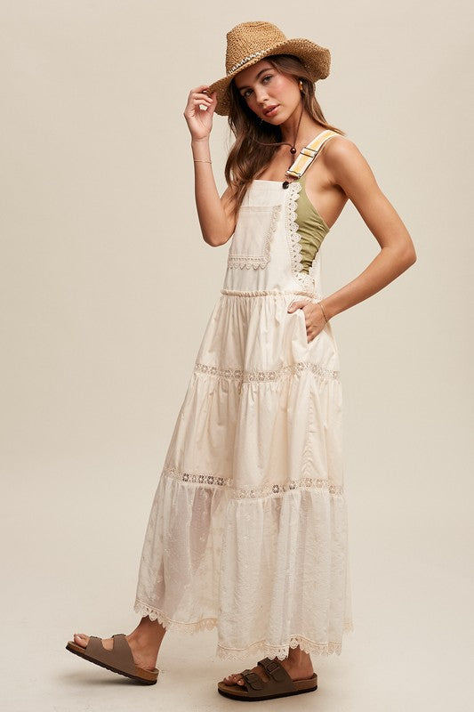 Romantic Overall Maxi Dress