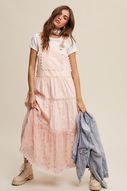 Romantic Overall Maxi Dress