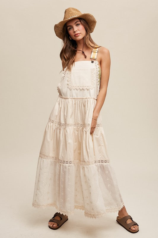 Romantic Overall Maxi Dress