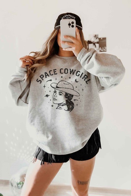 Space Cowgirl Graphic Sweatshirt