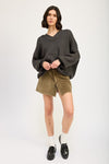 Gigi Oversized V Neck Sweater