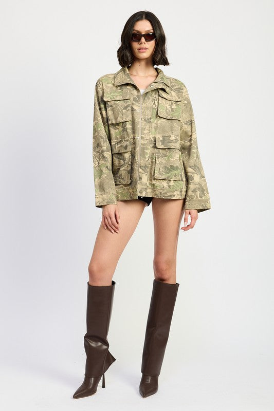 Camo Twill Jacket