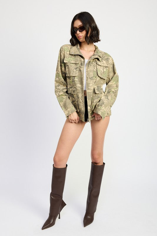 Camo Twill Jacket