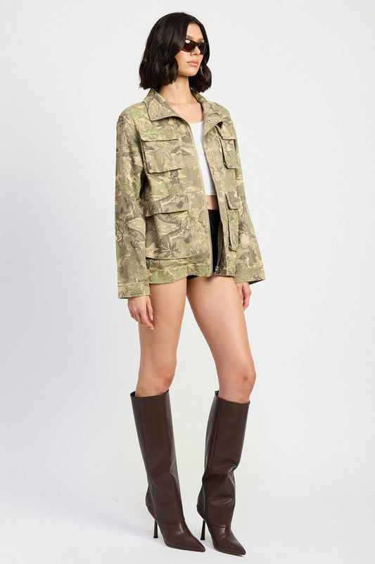 Camo Twill Jacket