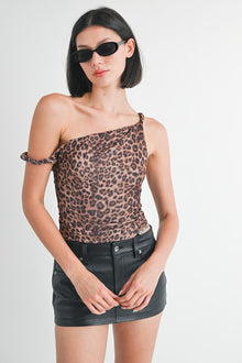  Leopard Twist Top