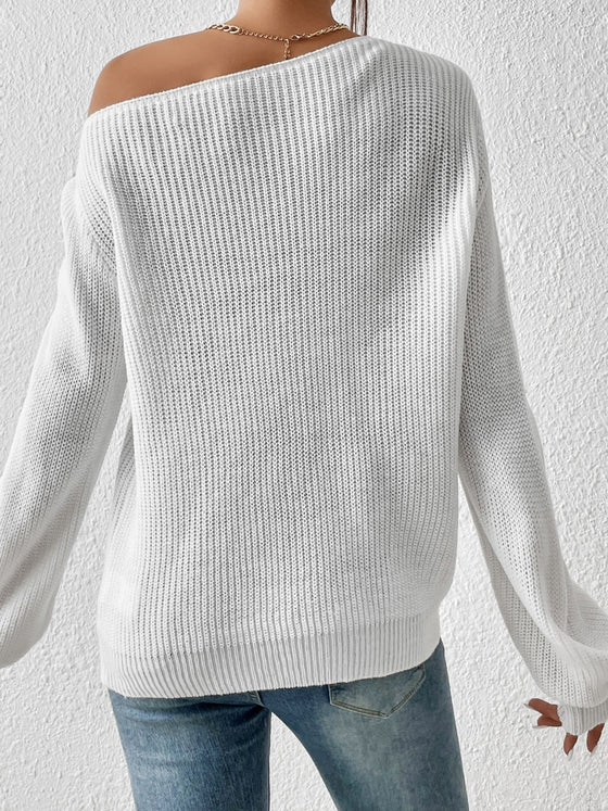 Single Shoulder L/S Sweater