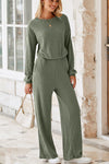 Round Neck L/S Jumpsuit