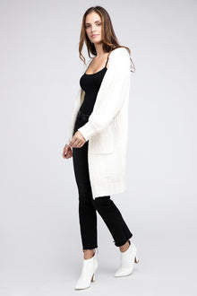  Open Front Cardigan