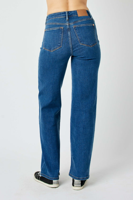 High Rise Straight Jeans