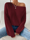 Single Shoulder L/S Sweater