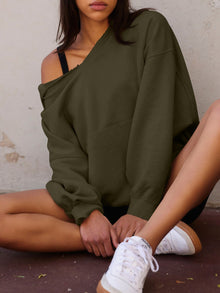  Lovey Off Shoulder L/S Hoodie