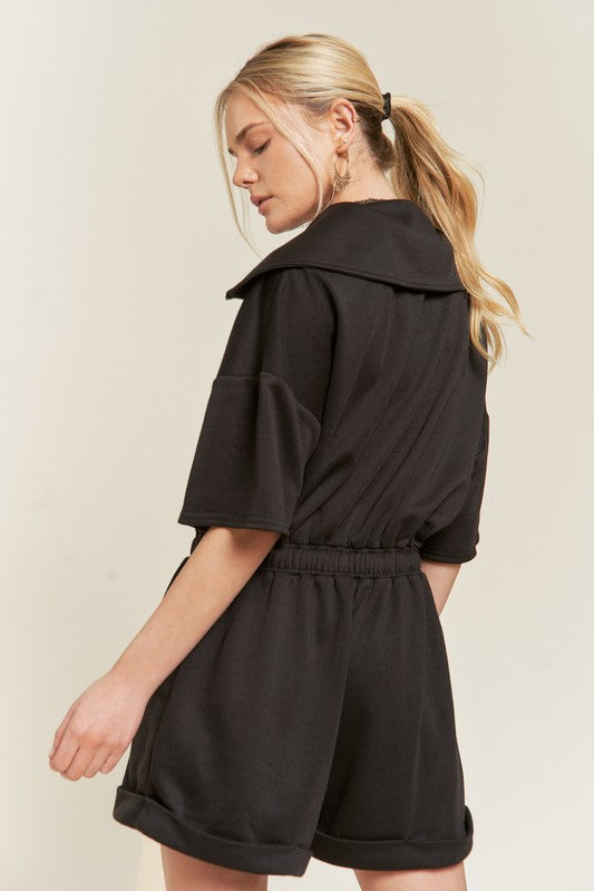 Terry Zip Romper