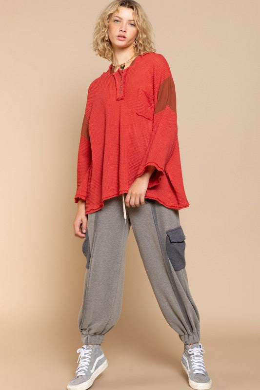 Bell Sleeve Oversized Sweater Top