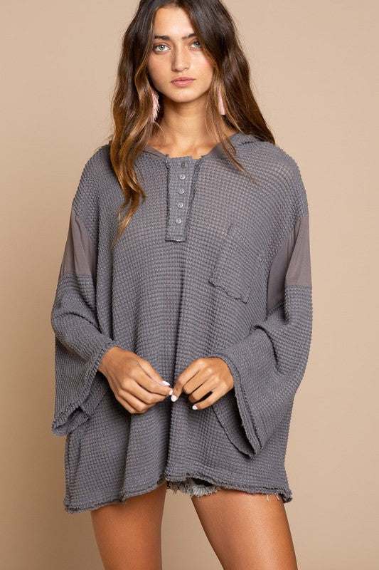 Bell Sleeve Oversized Sweater Top