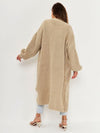 Open Front Longline Cardigan