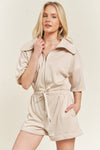 Terry Zip Romper